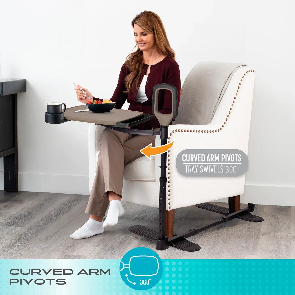 Stander Wonder Tray Premium Adjustable Swivel TV Tray thumbnail 4