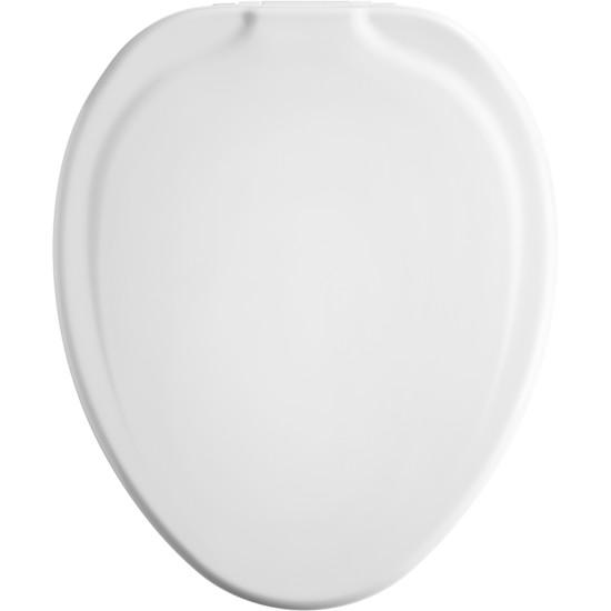 Bemis Assurance with Clean Shield Elongated 3" Raised Toilet Seat — White thumbnail 2
