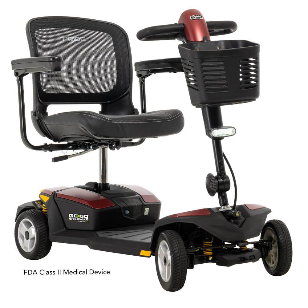 Pride Go Go Endurance Li (Lithium Battery) Wt.Cap 325lbs thumbnail 3
