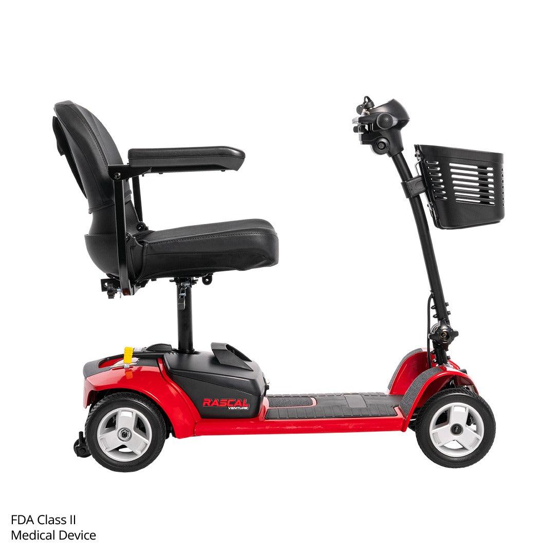 Rascal Venture 4-Wheel Mobility Scooter – Premium Foldable 300 lb Capacity thumbnail 4
