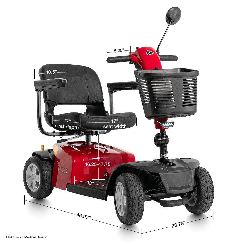 Rascal Conquest 4-Wheel Mobility Scooter thumbnail 3