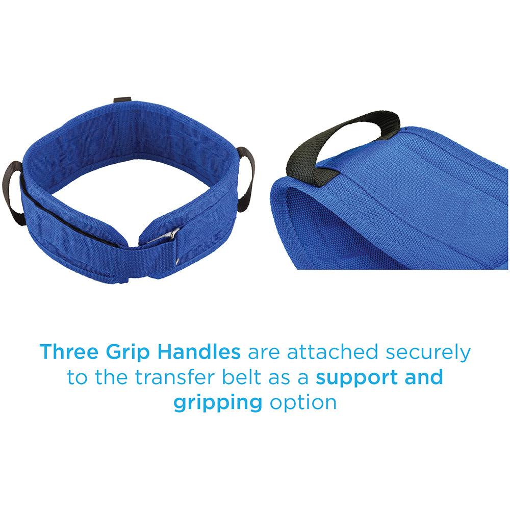 Gait Belt with Patient Holding Straps (Waist 42in) thumbnail 2